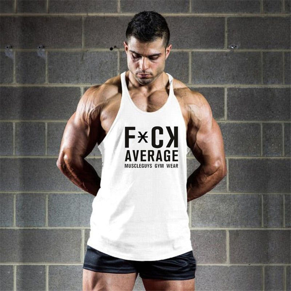 Men's Cotton Fitness Canotta Bodybuilding Stringer Tank Top Y Back - Frimunt Clothing Co.
