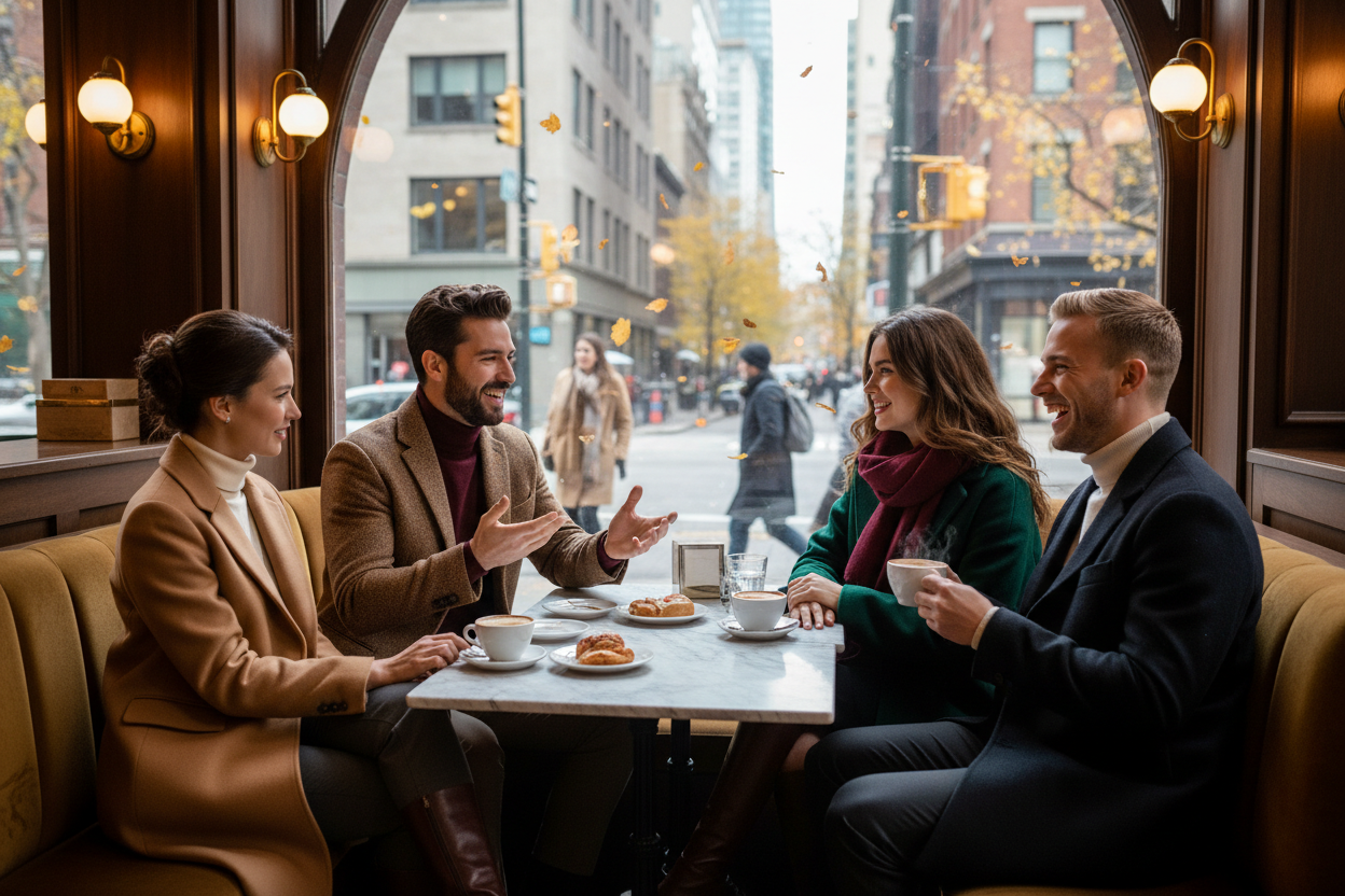 Café Otoño – Jóvenes Sofisticados