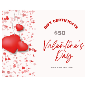 Valentine's Day e-Gift Card - Frimunt Clothing Co.