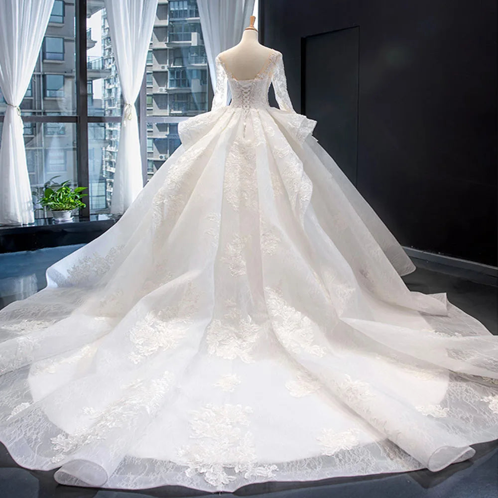 Julia Kui High-End Vintage Princess Silhouette Wedding Gown - Frimunt Clothing Co.