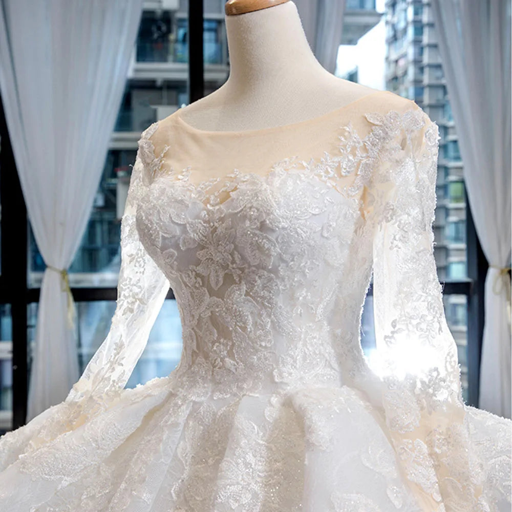 Julia Kui High-End Vintage Princess Silhouette Wedding Gown - Frimunt Clothing Co.