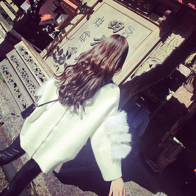 Women's Oversized Fur Turtleneck Winter Knit Sweater - Frimunt Clothing Co.