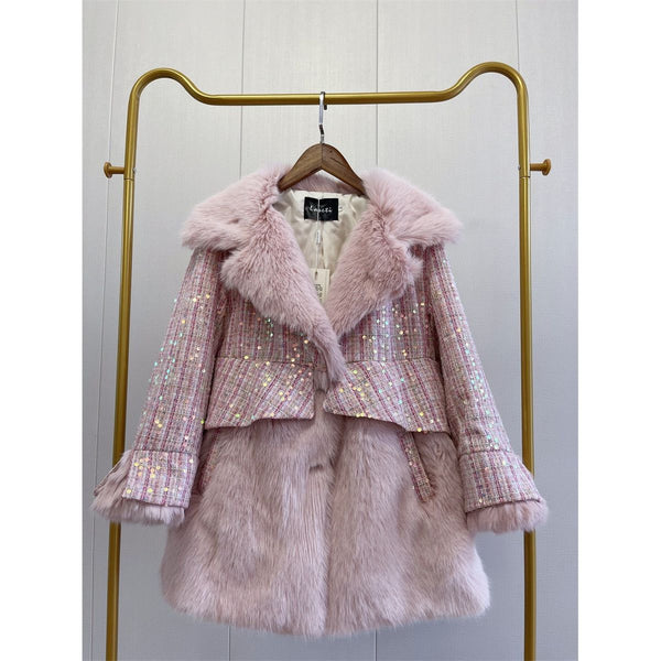 Winter Fluffy Faux Fur Coat Women Fashion Warm Women's Coat Fur Jacket - Frimunt Clothing Co.