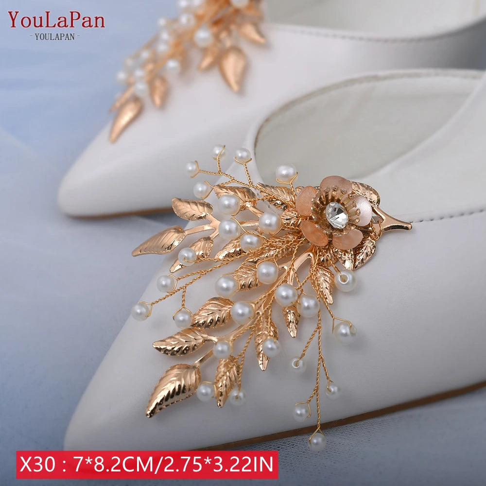 New Women's Shoe Rhinestone Clip Charms 2 Pcs. - Frimunt Clothing Co.