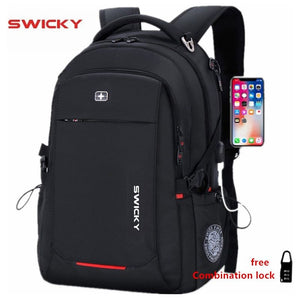SWICKY Multifunction Business Casual Travel Anti-Theft waterproof 15.6 inch Laptop Backpack - Frimunt Clothing Co.