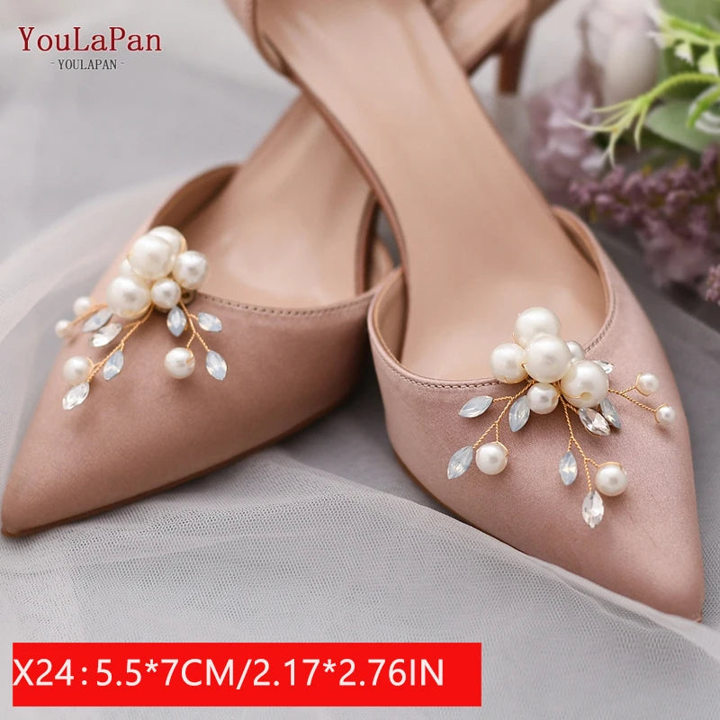 New Women's Shoe Rhinestone Clip Charms 2 Pcs. - Frimunt Clothing Co.