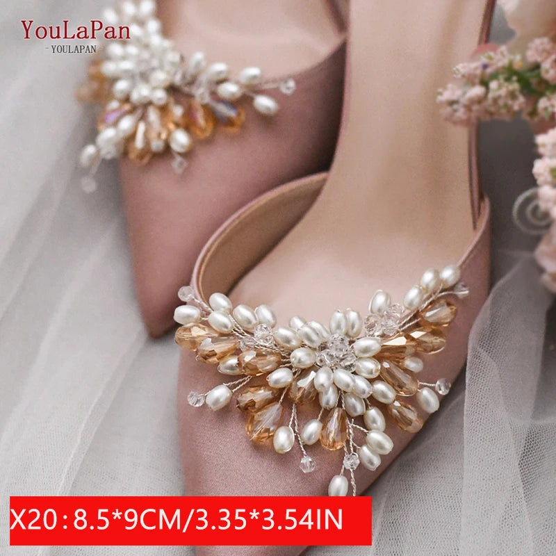 New Women's Shoe Rhinestone Clip Charms 2 Pcs. - Frimunt Clothing Co.