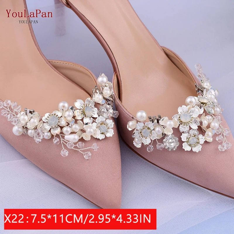 New Women's Shoe Rhinestone Clip Charms 2 Pcs. - Frimunt Clothing Co.