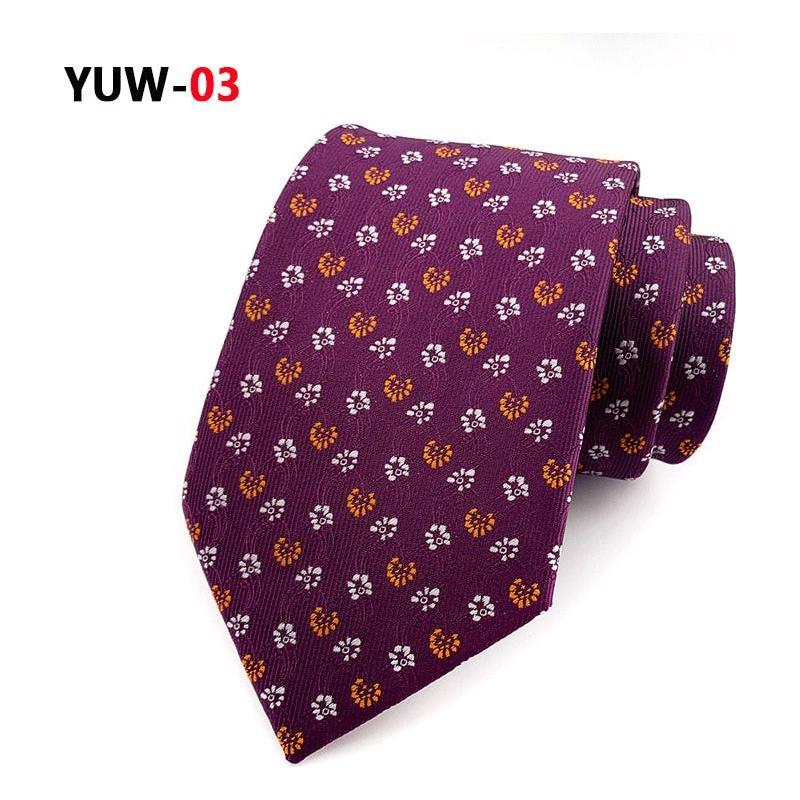 Fashion Novelty Design Silk Tie for Men Assorted Colors - Frimunt Clothing Co.
