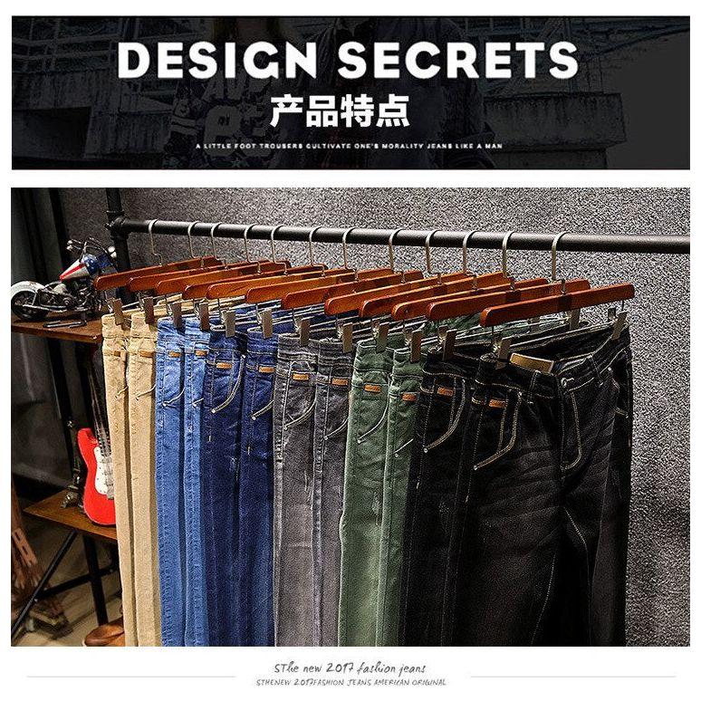 Men's Skinny Jeans Zipper Fly Slim Fit Denim Stretch Jean Pencil Leg Pants - Frimunt Clothing Co.
