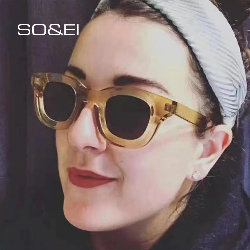 Trendy Round Colorful Women Sunglasses Retro Trending Jelly Color Eyewear UV400 - Frimunt Clothing Co.