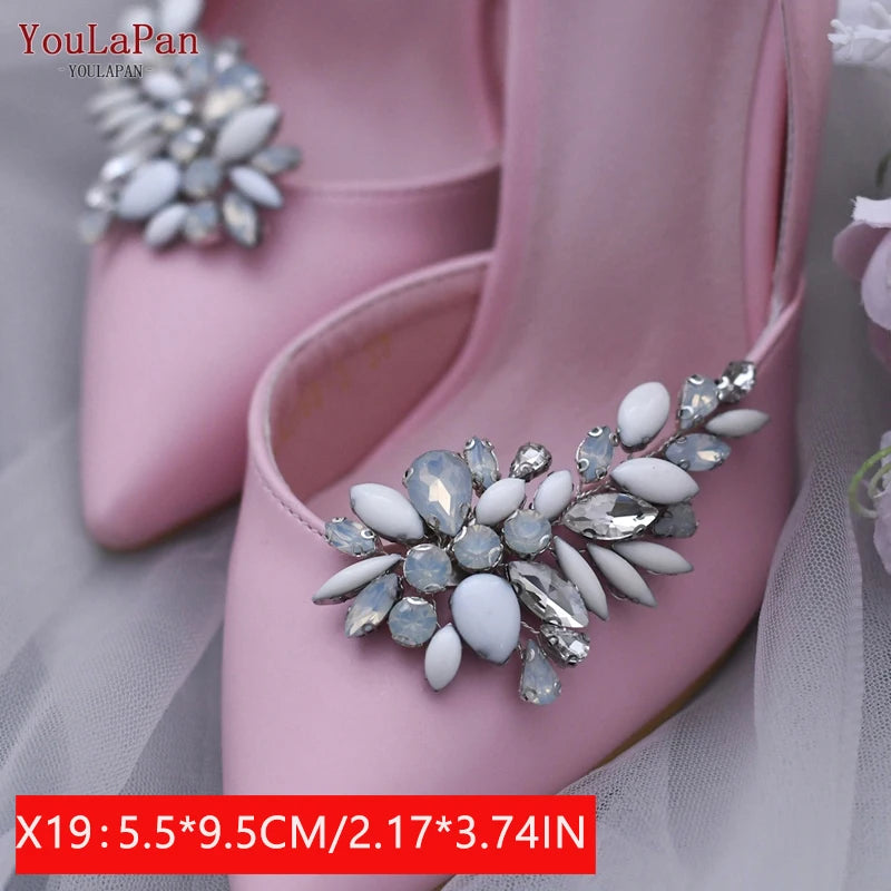 New Women's Shoe Rhinestone Clip Charms 2 Pcs. - Frimunt Clothing Co.