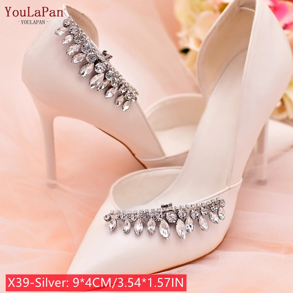 New Women's Shoe Rhinestone Clip Charms 2 Pcs. - Frimunt Clothing Co.