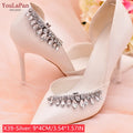 New Women's Shoe Rhinestone Clip Charms 2 Pcs. - Frimunt Clothing Co.