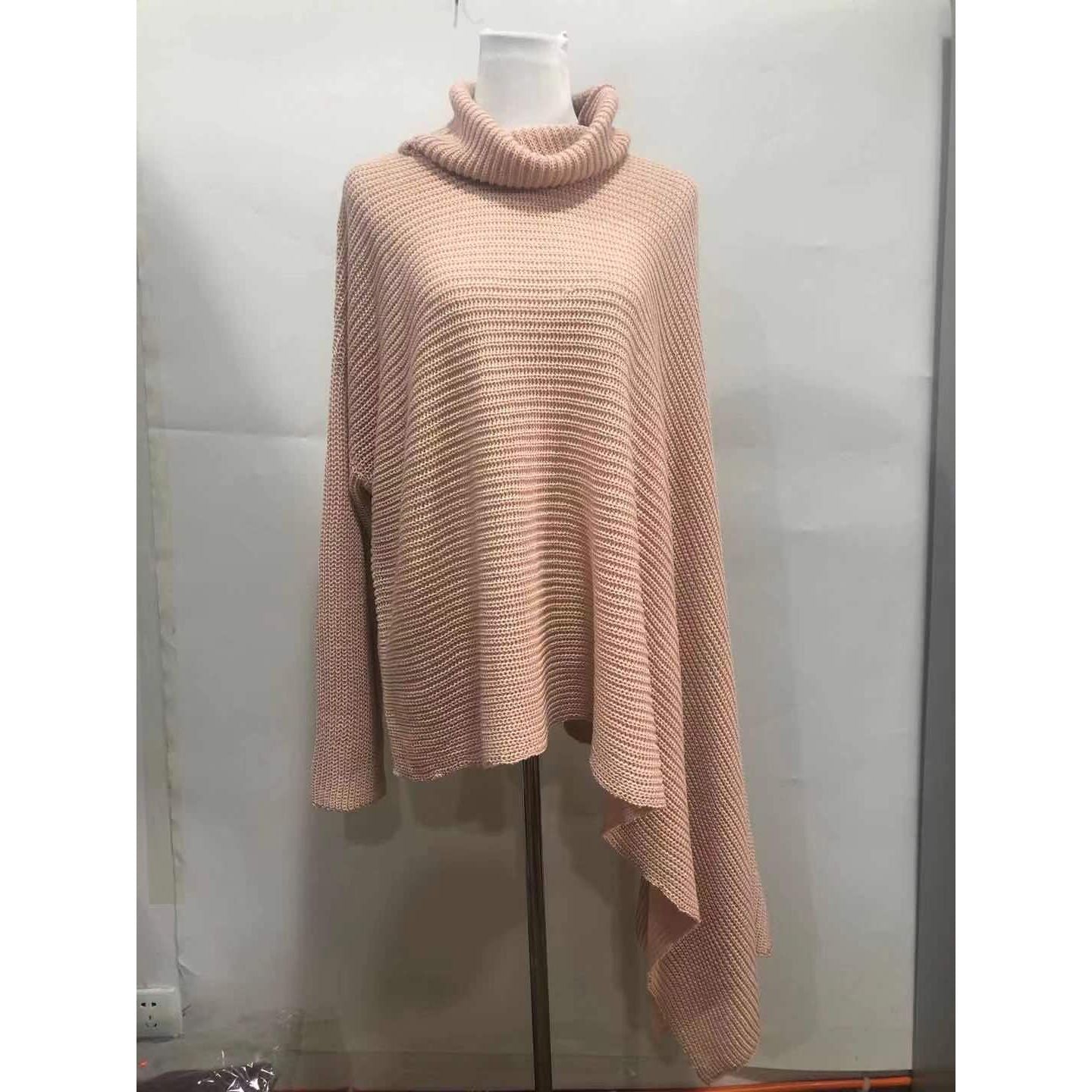 Women's Asymmetric Sweater For Women Turtleneck Long Sleeve Side Split Knitwear - Frimunt Clothing Co.