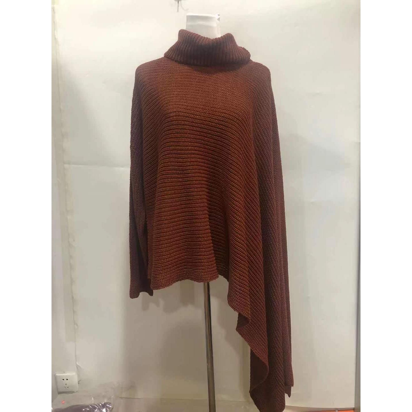 Women's Asymmetric Sweater For Women Turtleneck Long Sleeve Side Split Knitwear - Frimunt Clothing Co.