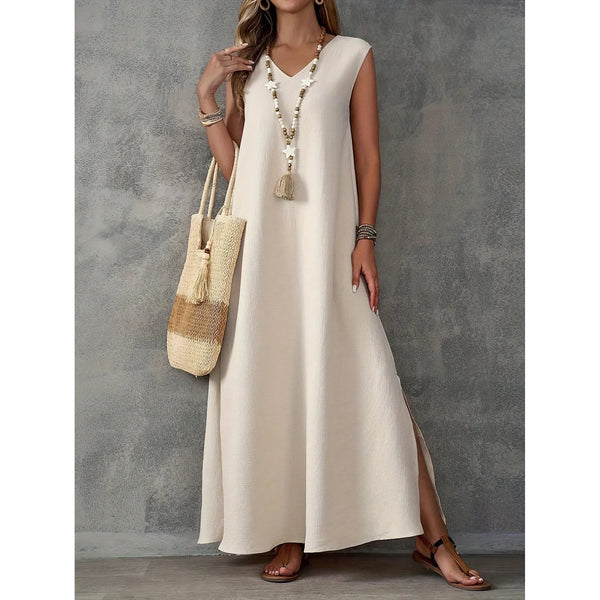 Boho Breeze Sleeveless Maxi Dress - Frimunt Clothing Co.