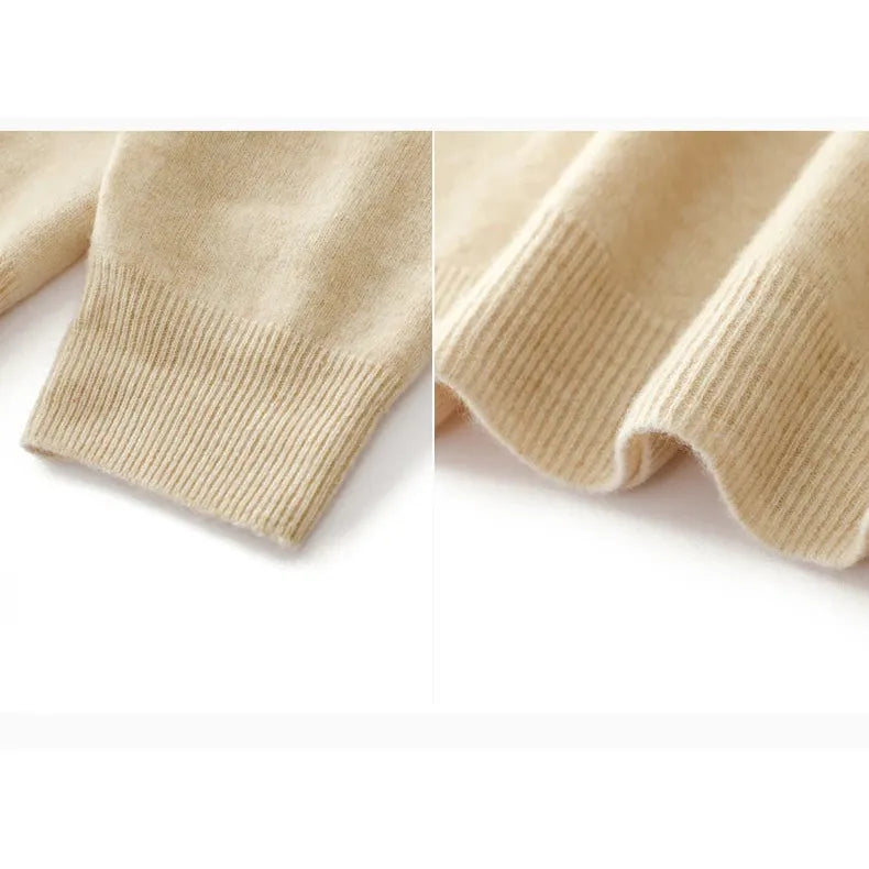 Men's 100% Merino Wool Hooded Knitted Pullover Sweater - Frimunt Clothing Co.