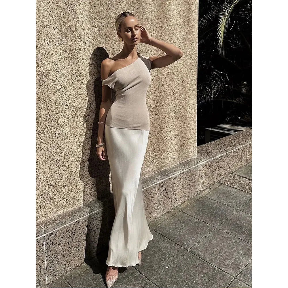 Casual Chic Women's Off Shoulder Slim Top - Frimunt Clothing Co.