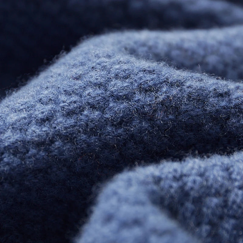 Men's New 100% Merino Wool Cardigan Sweater Thick Knit Solid Color Autumn/Winter - Frimunt Clothing Co.