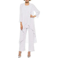 Women's Suit 3 Pieces Sets Long Jacket Top & Pants Dress Formal Events Wedding Party Guest - Frimunt Clothing Co.
