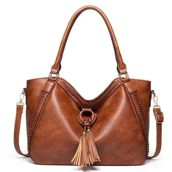 Women's Shoulder Bag Retro Leather Handbag - Frimunt Clothing Co.