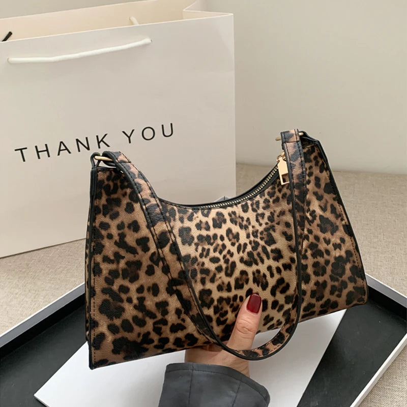 Fashion Zebra Print Women Luxury Handbag Eco Leather