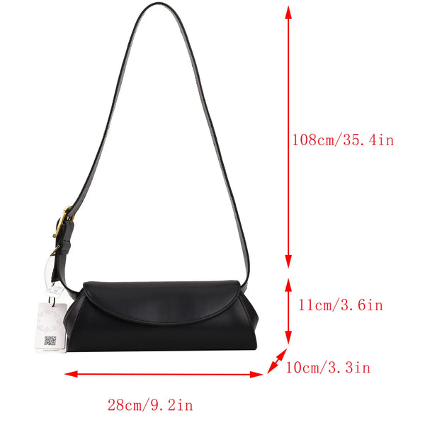 Adjustable Wide Strap Shoulder Bag For Women Underarm Small Retro Bag - Frimunt Clothing Co.