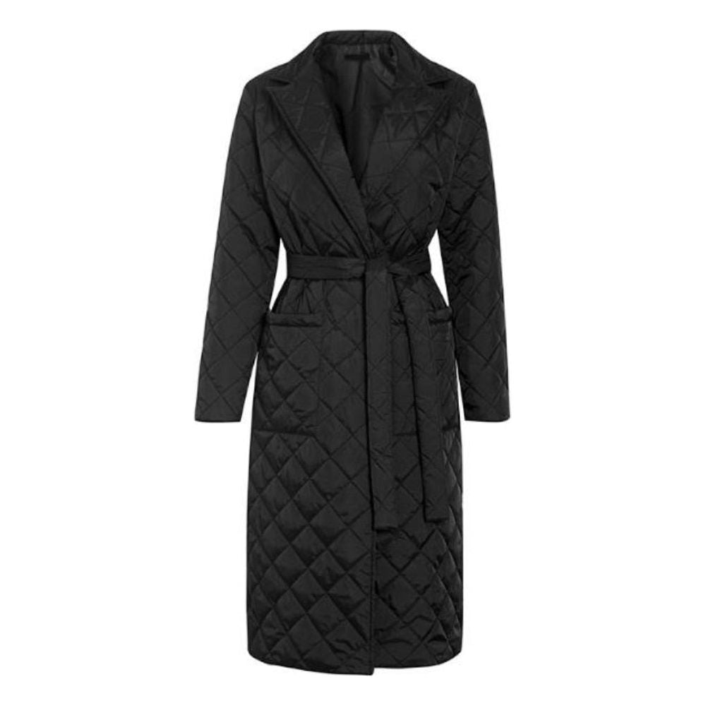 Autumn/Winter Quilted Cotton Padded Long Coat - Frimunt Clothing Co.