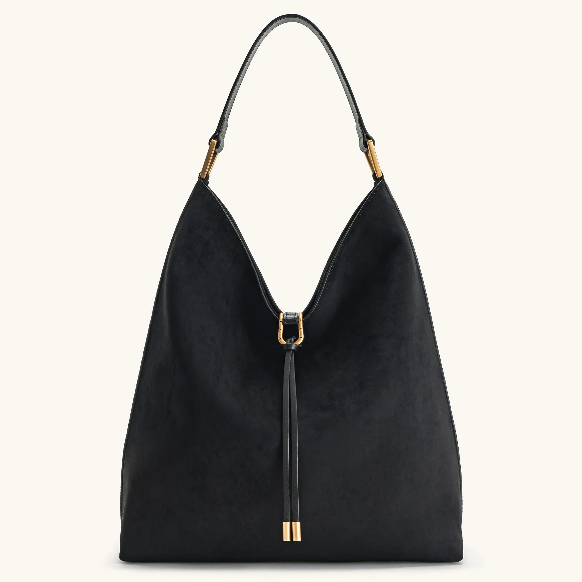 Aria Faux Suede Shoulder Bag Large Capacity - Frimunt Clothing Co.