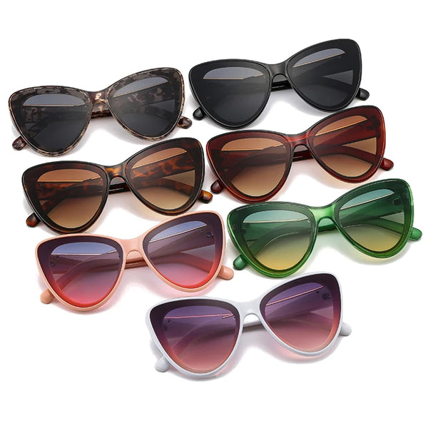 Oversized Cat Eye Women Sunglasses Retro Metal Decoration UV400 - Frimunt Clothing Co.