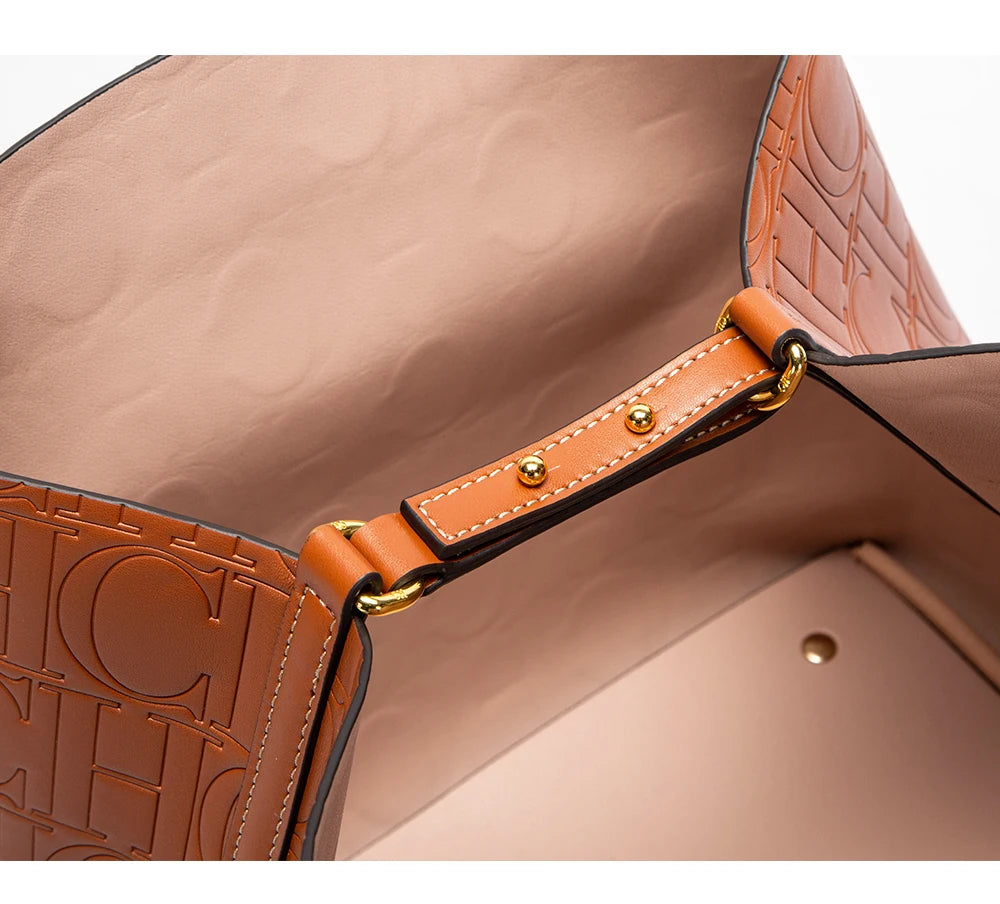 Bolso tote CH Superior Sense para mujer, sencillo, de gran capacidad y color liso