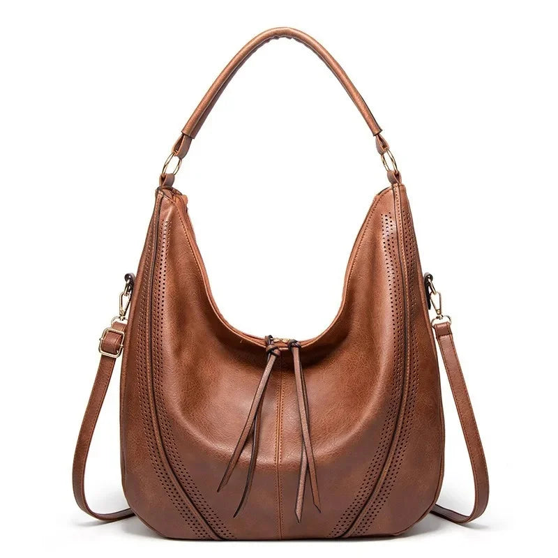 Women's Shoulder Bag Retro Leather Handbag - Frimunt Clothing Co.