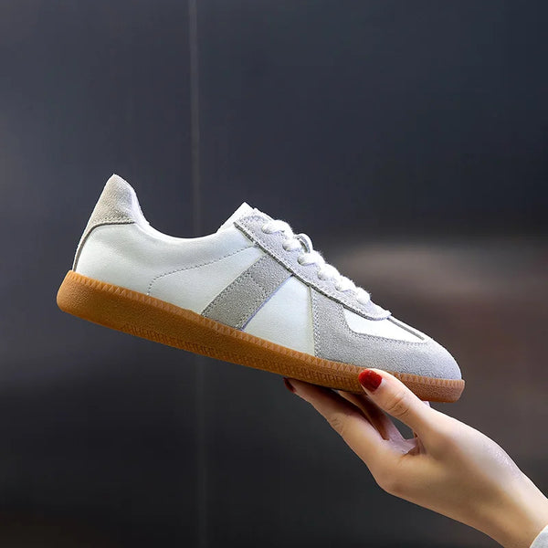 Women's Sneakers Genuine Leather Training Shoes 3 Colors Fall Season