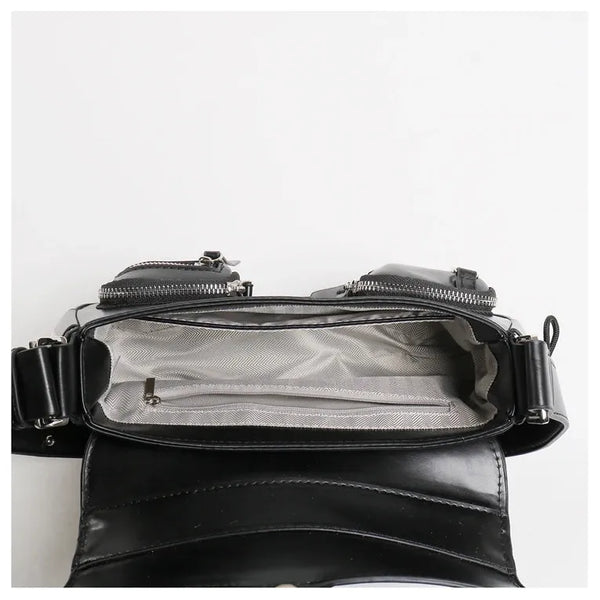 Women's Multiple pockets Eco Leather Underarm Shoulder Bags - Frimunt Clothing Co.