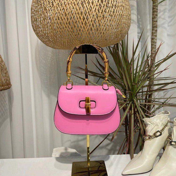 Vintage Soft Leather Bamboo Top-handle Crossbody Shoulder Strap - Frimunt Clothing Co.