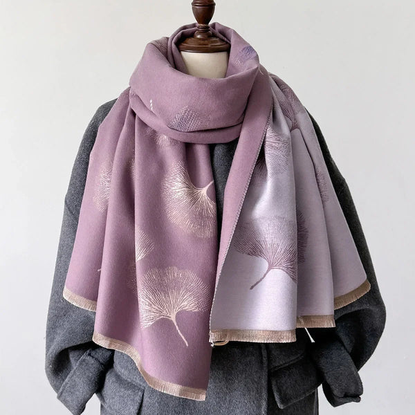 Women's Winter Warm Thick Shawl Wrap Luxury Pashmina Blanket