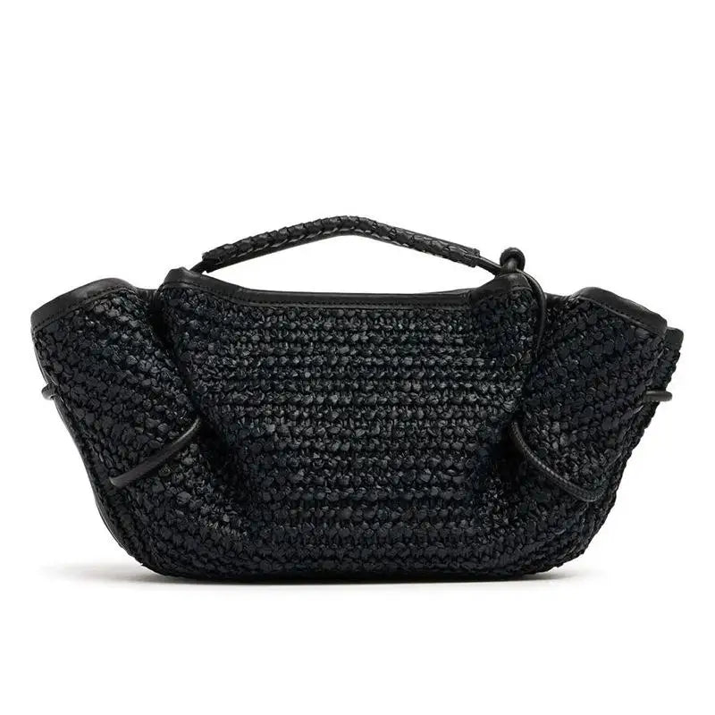 Women's Straw Handbag Luxury Designer Inspired Woven Bag with Long Strap - Frimunt Clothing Co.