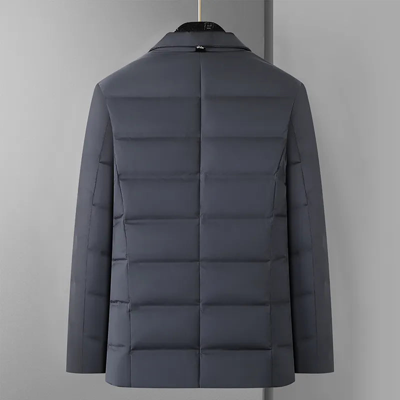 Men's Down Filled British Style Blazer Jacket - Frimunt Clothing Co.