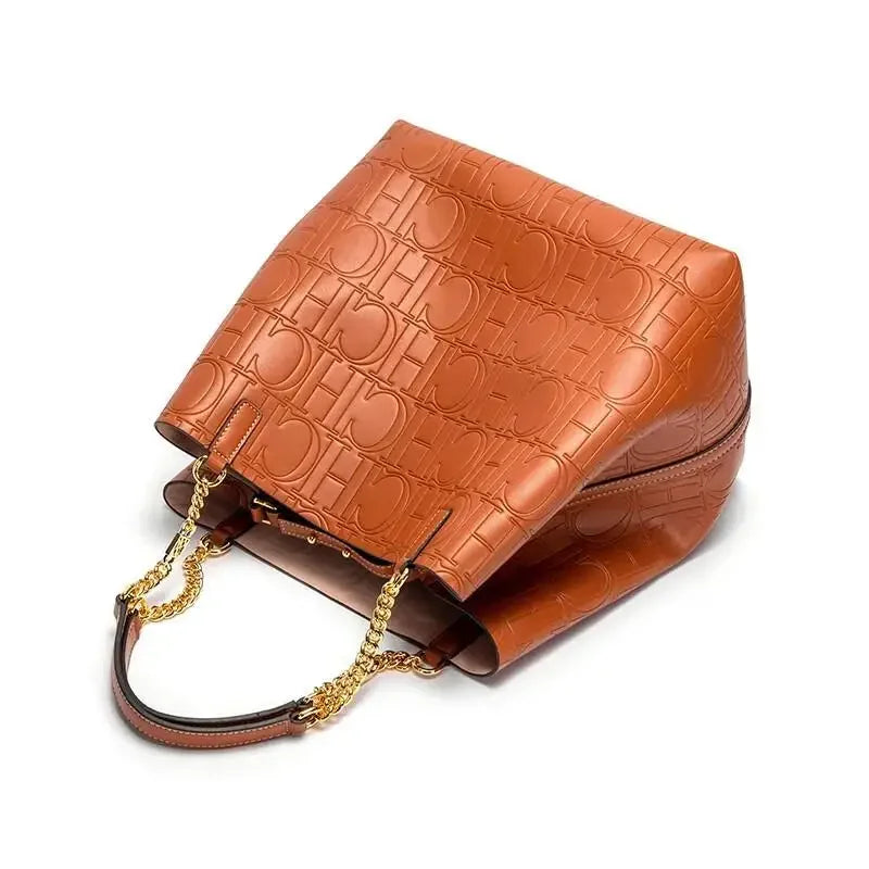 Bolso tote CH Superior Sense para mujer, sencillo, de gran capacidad y color liso