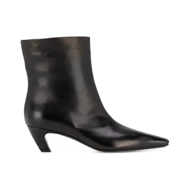 Women's Low Heel Short Pointed Toe Boots - Frimunt Clothing Co.