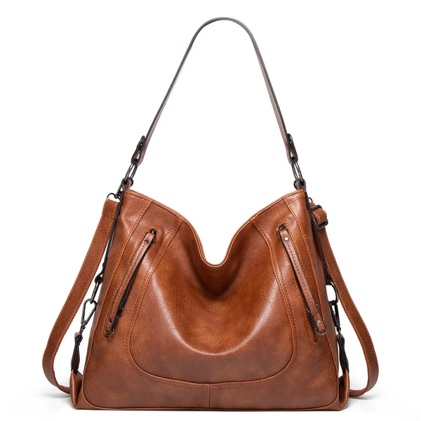 Women's Shoulder Bag Retro Leather Handbag - Frimunt Clothing Co.