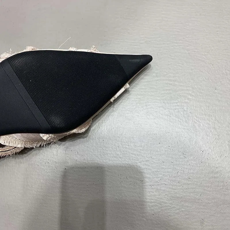 Women's Pointed Toe Kitten Heels Mules Spring Summer Fashion - Frimunt Clothing Co.