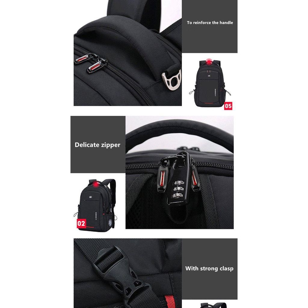 SWICKY Multifunction Business Casual Travel Anti-Theft waterproof 15.6 inch Laptop Backpack - Frimunt Clothing Co.
