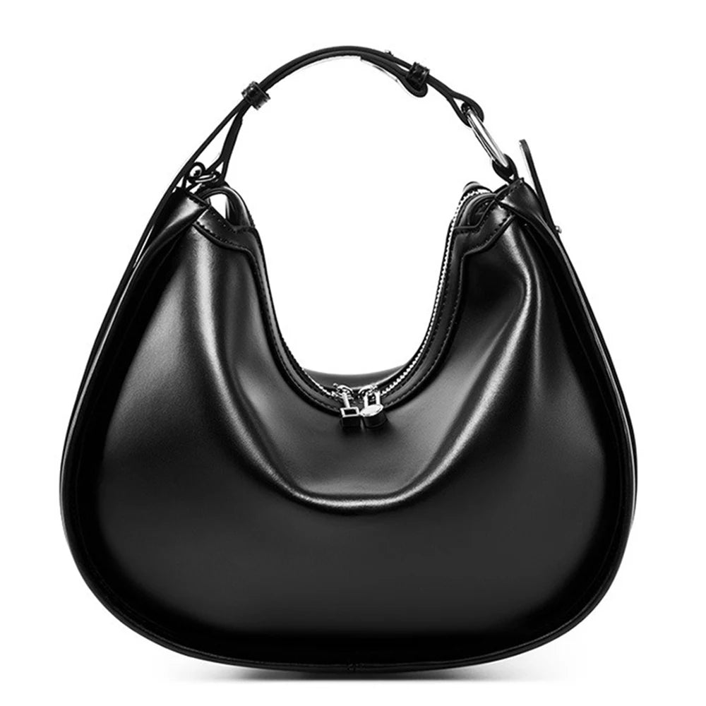 Women's Genuine Leather Shoulder Hobo Bag - Frimunt Clothing Co.