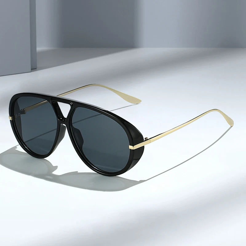 Women's Double Bridge Sunglasses Retro Gradient UV400 - Frimunt Clothing Co.