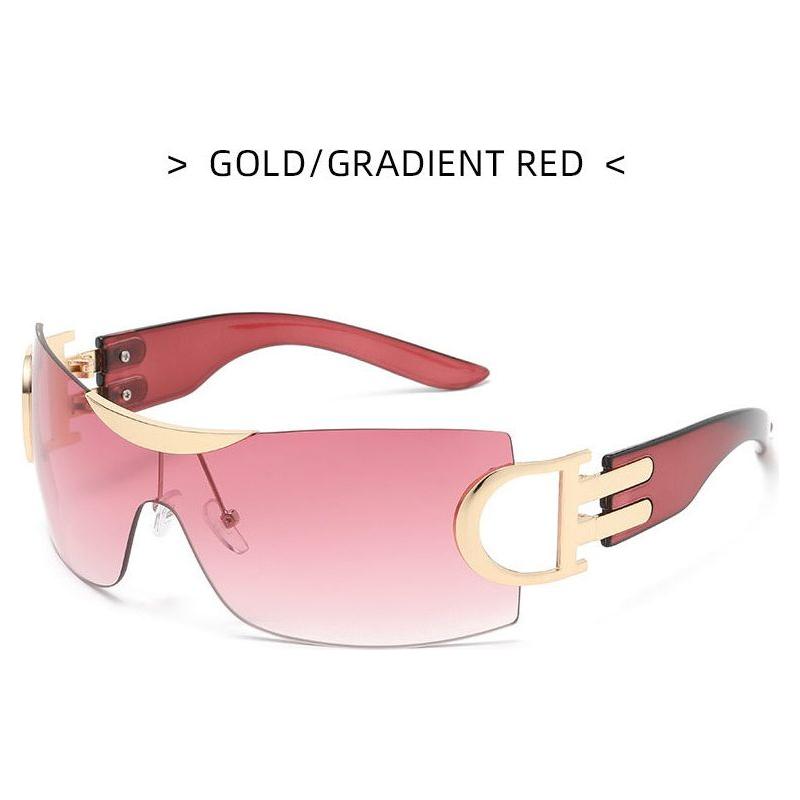 New Luxury Sunglasses High Level One Piece Frameless Women's Fashion Sunglasses - Frimunt Clothing Co.