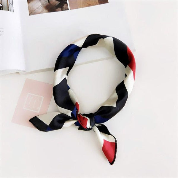 Women's Silk Scarf Square Shape For Neck Or Hair Beautiful Feminine Fashion Accessories Many Colors - Frimunt Clothing Co.