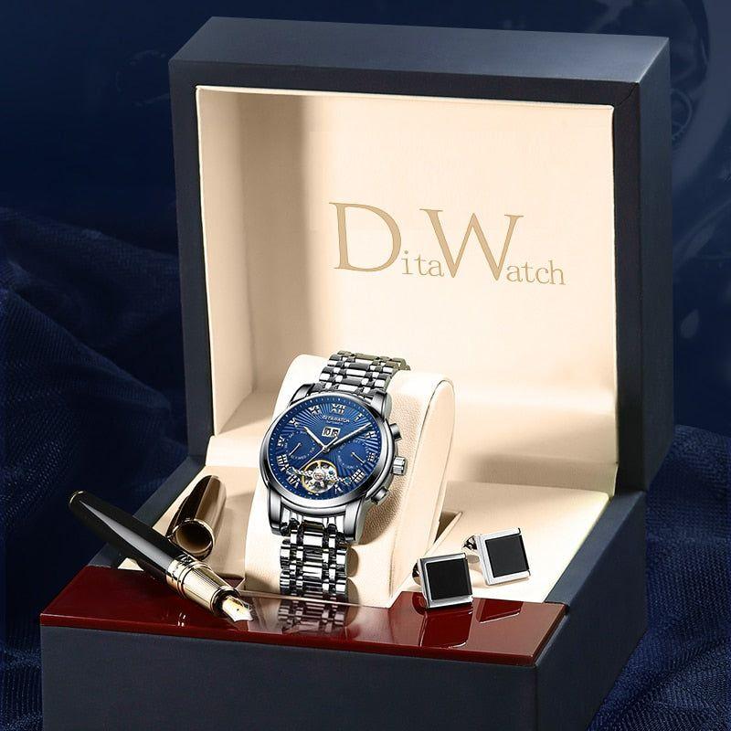 Men's Top Brand Luxury Fashion Automatic Mechanical Watch Waterproof Stainless Steel - Frimunt Clothing Co.