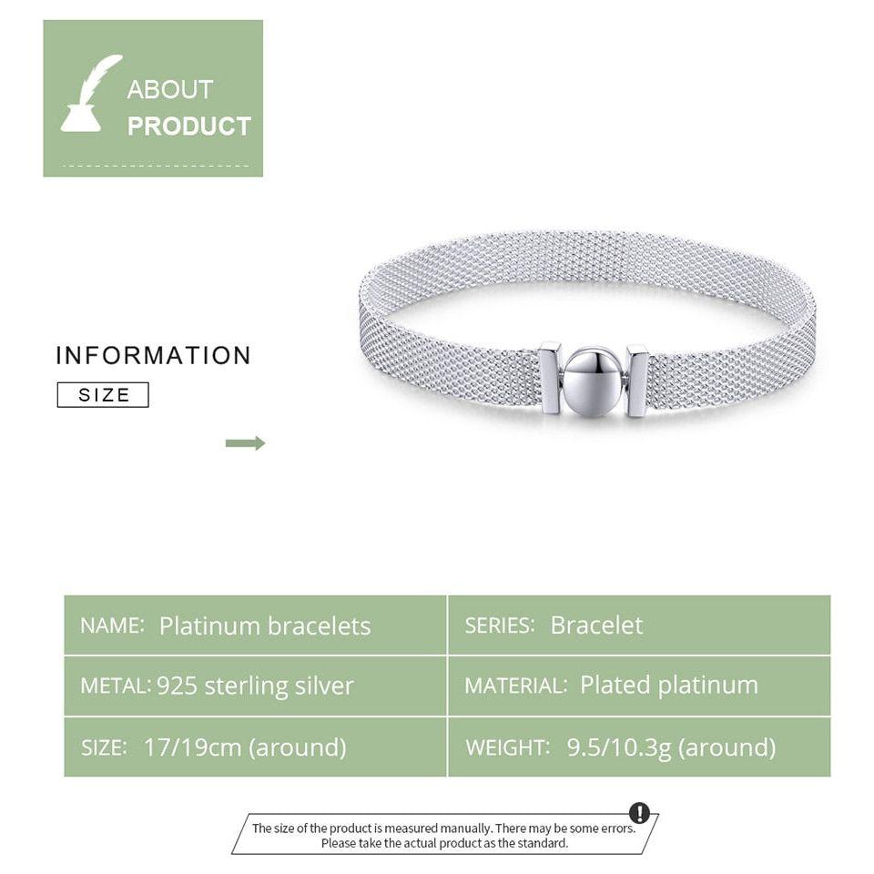 100% Real Sterling Silver 925 Reflexions Bracelet for Women European Luxury Fine Jewelry SCX110 - Frimunt Clothing Co.